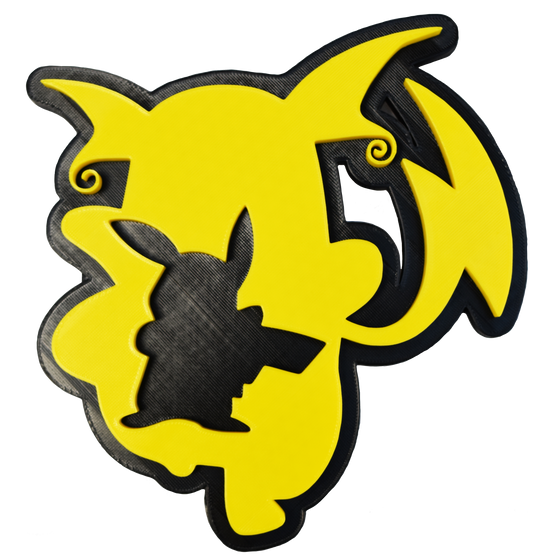 Pikachu Evolution Wall Mount