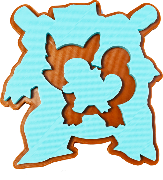 Squirtle Evolution Wall Mount