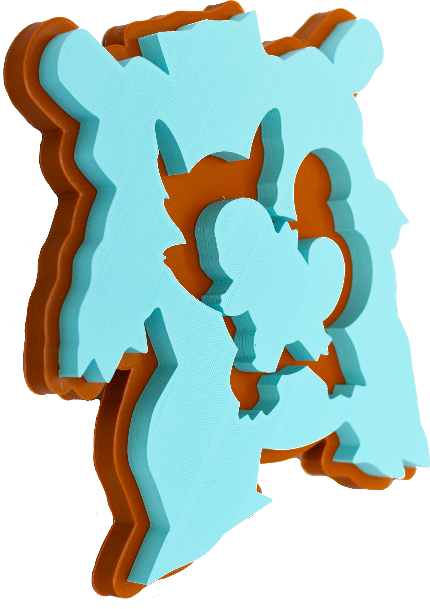 Squirtle Evolution Wall Mount